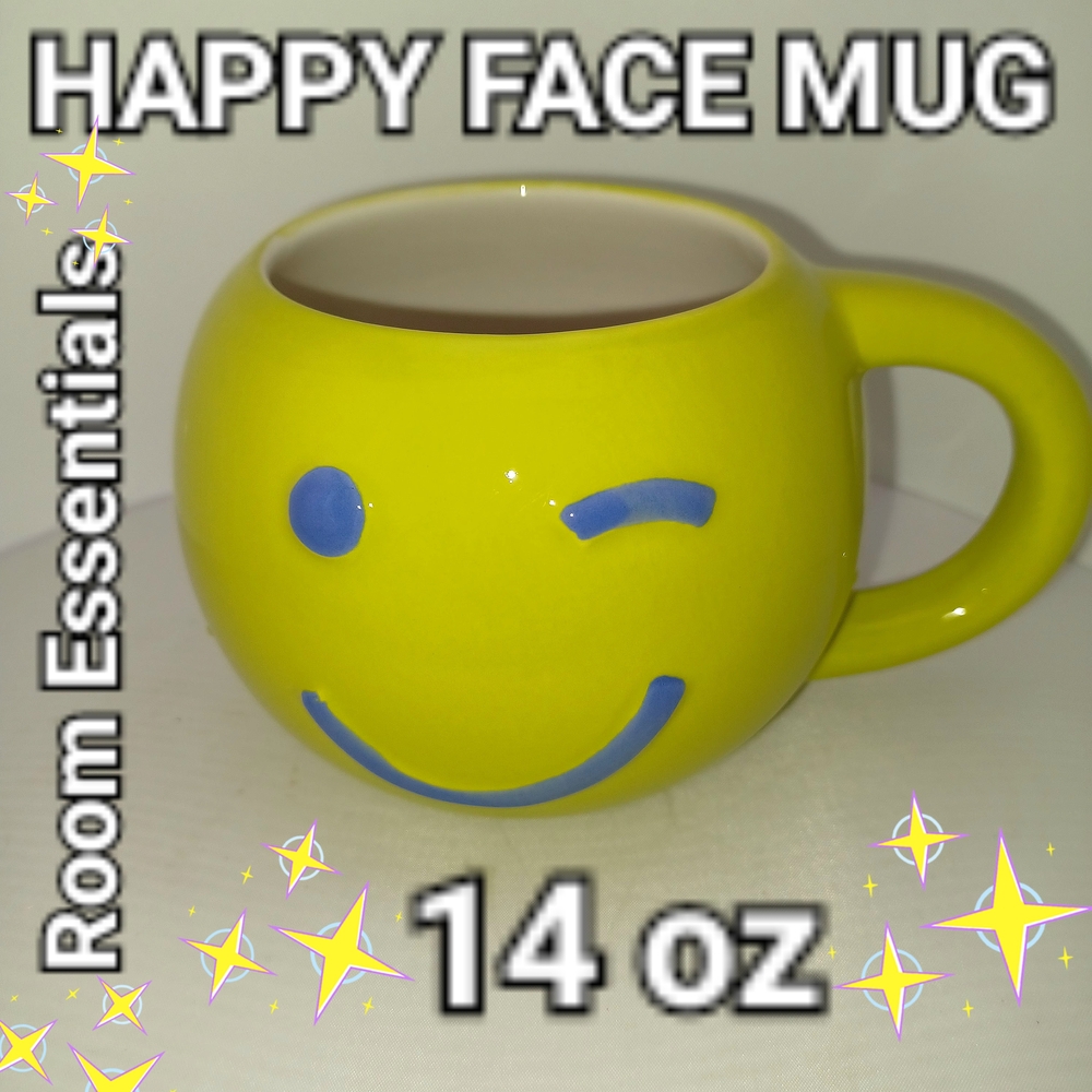 Room Essentials Happy Face Mug